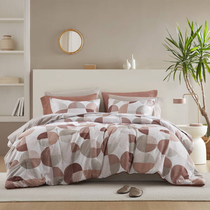 Microfiber Comforter Set, Geometric Print