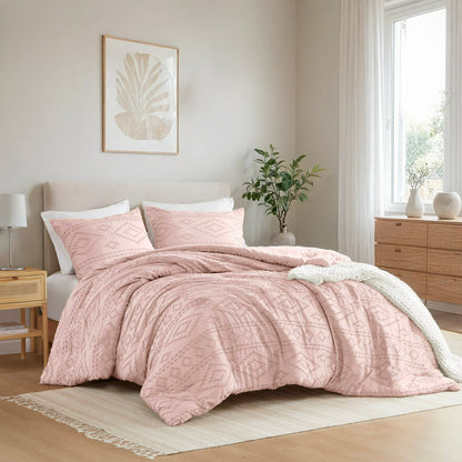 Boho Geometric Tufted Comforter Set