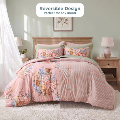 Rosemary Vintage Floral Comforter Set