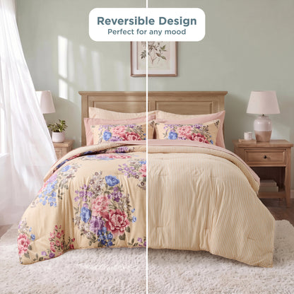 Rosemary Vintage Floral Comforter Set