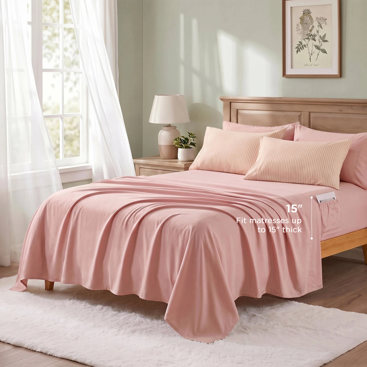 Rosemary Vintage Floral Comforter Set