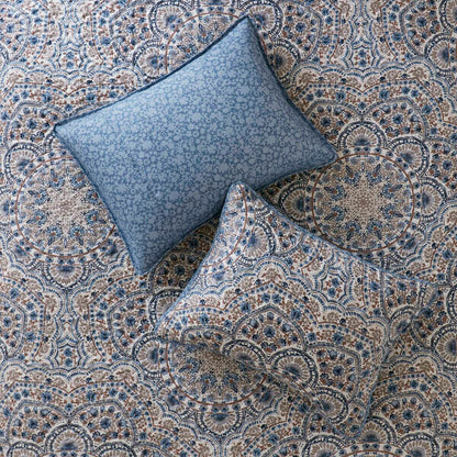 Floral Boho Quilt Set, Reversible Bedding Set