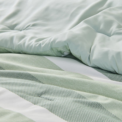 Blais Reversible Striped Comforter Bed Set