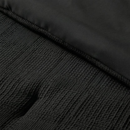 Solid Classic Waffle Weave Textured Bedding Comforter Set