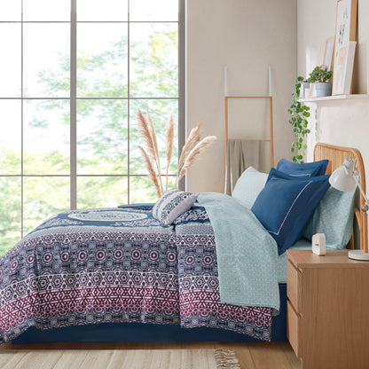 Bohemian Comforter Set and Sheet Set