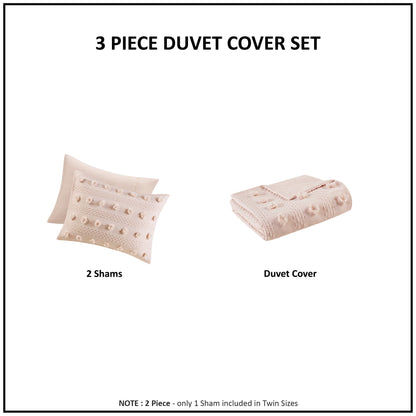 Clip Jacquard Duvet Cover Set
