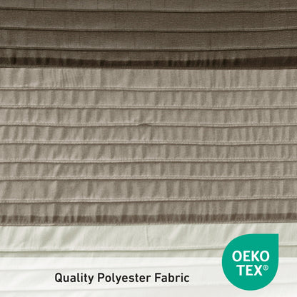 Faux Silk Shower Curtain