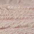 Metallic Print Faux Fur Duvet Cover Set