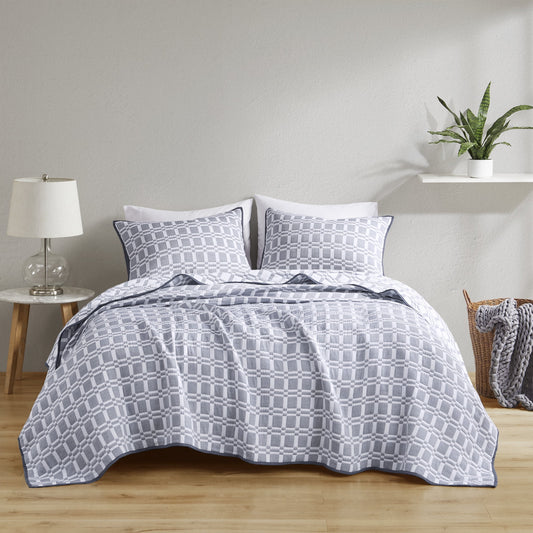 Reversible Quilted Coverlet