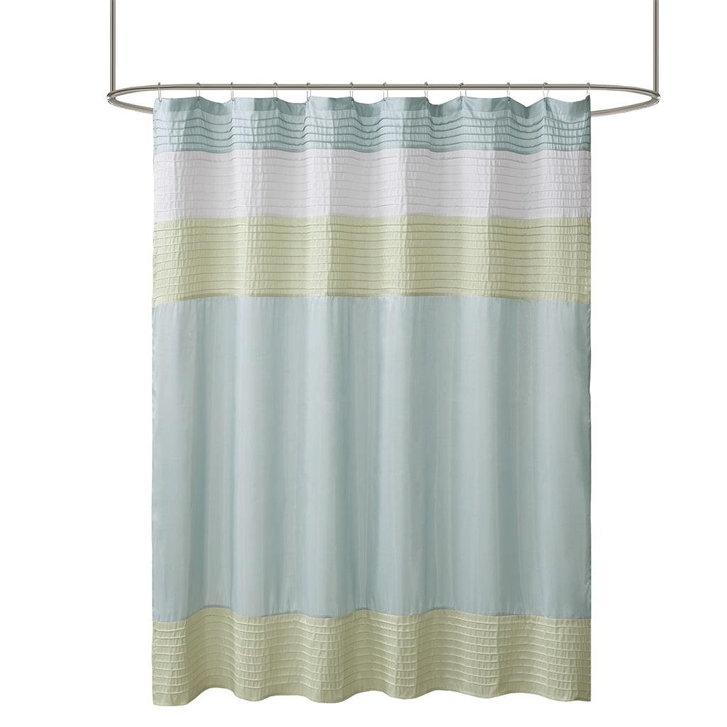 Faux Silk Shower Curtain
