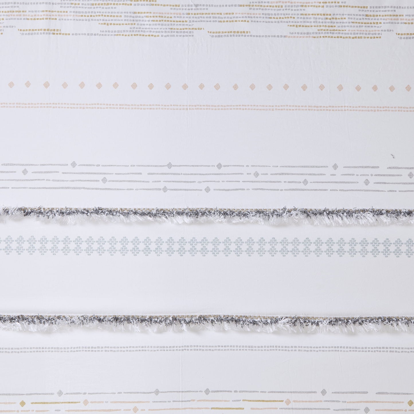 Nea Cotton Printed Shower Curtain with Trims