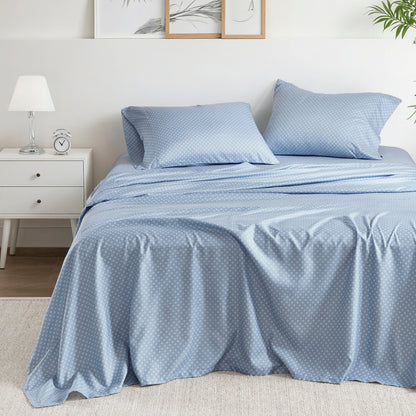 Microfiber Comforter Set, Watercolor Flora Print