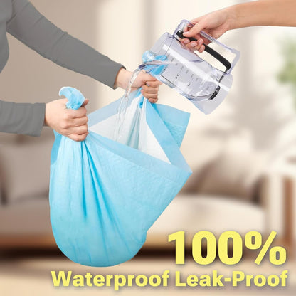 Disposable Absorbent Dog Pee Pads, 50 Count Extra Large Puppy Training Pads, Leak-Proof & Quick Dry