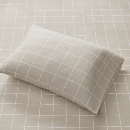 Sheet Set 100% Cotton Flannel Oversized Bed Sheets with Deep Pocket