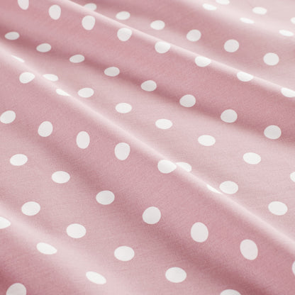 3-Piece Cotton Sheet Set Bed Sheets with Pillowcase Polka Dots Printed Sheet Bedding Sets for Kids