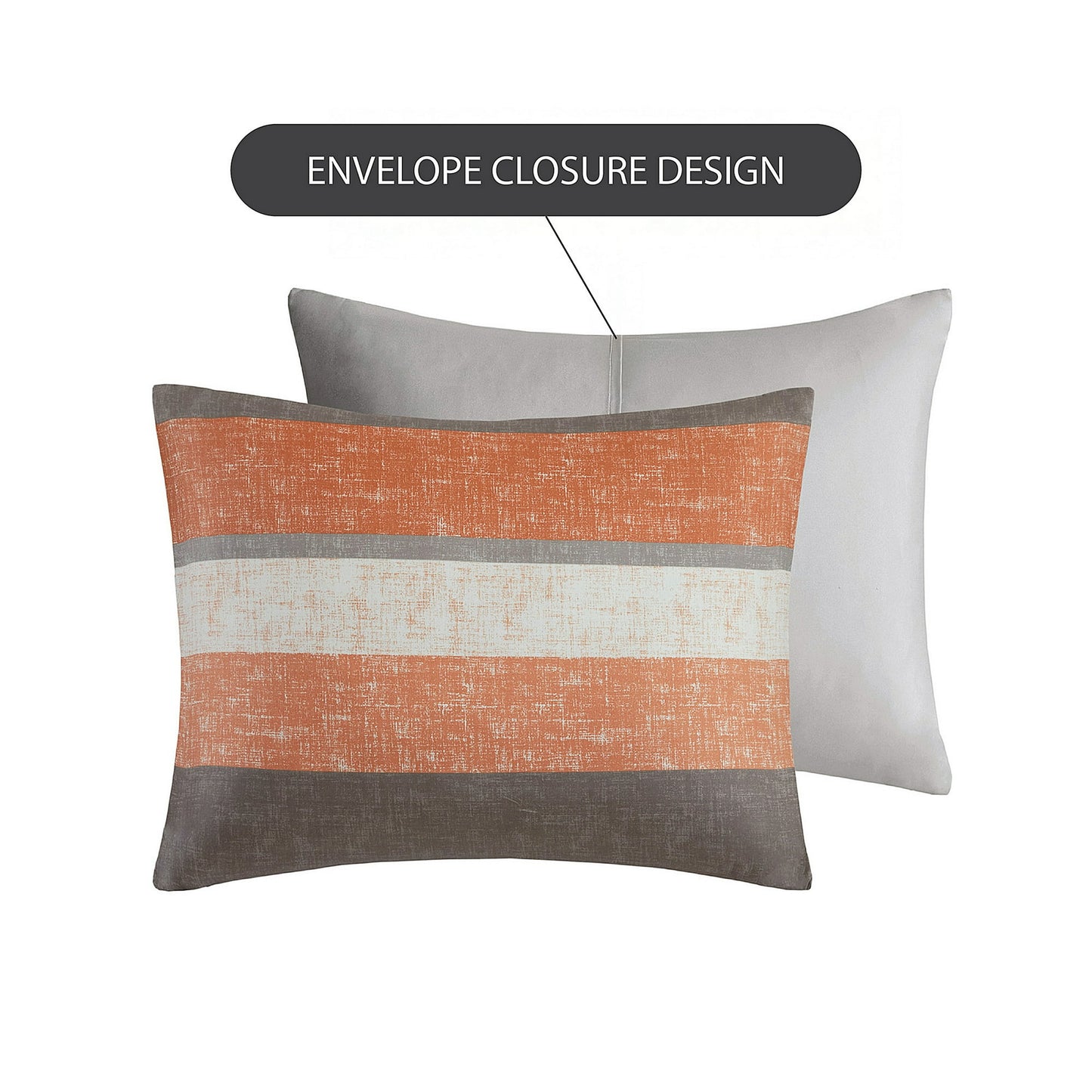 Stripe Comforter Set Bed in a Bag Bedding Set for Dorm Room, Comforter Bed Set with Flat Sheet and Fitted Sheet