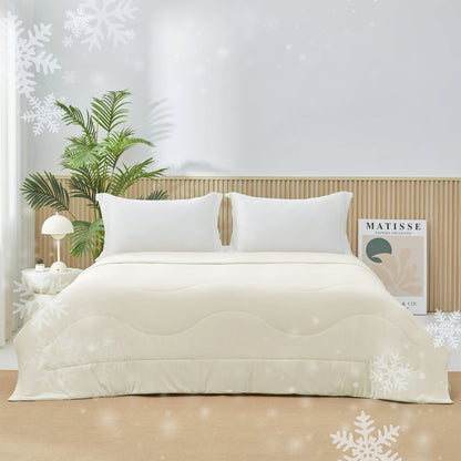 Cooling Comforter, Cooling Blanket for Hot Sleepers, Silky Smooth Summer Comforter