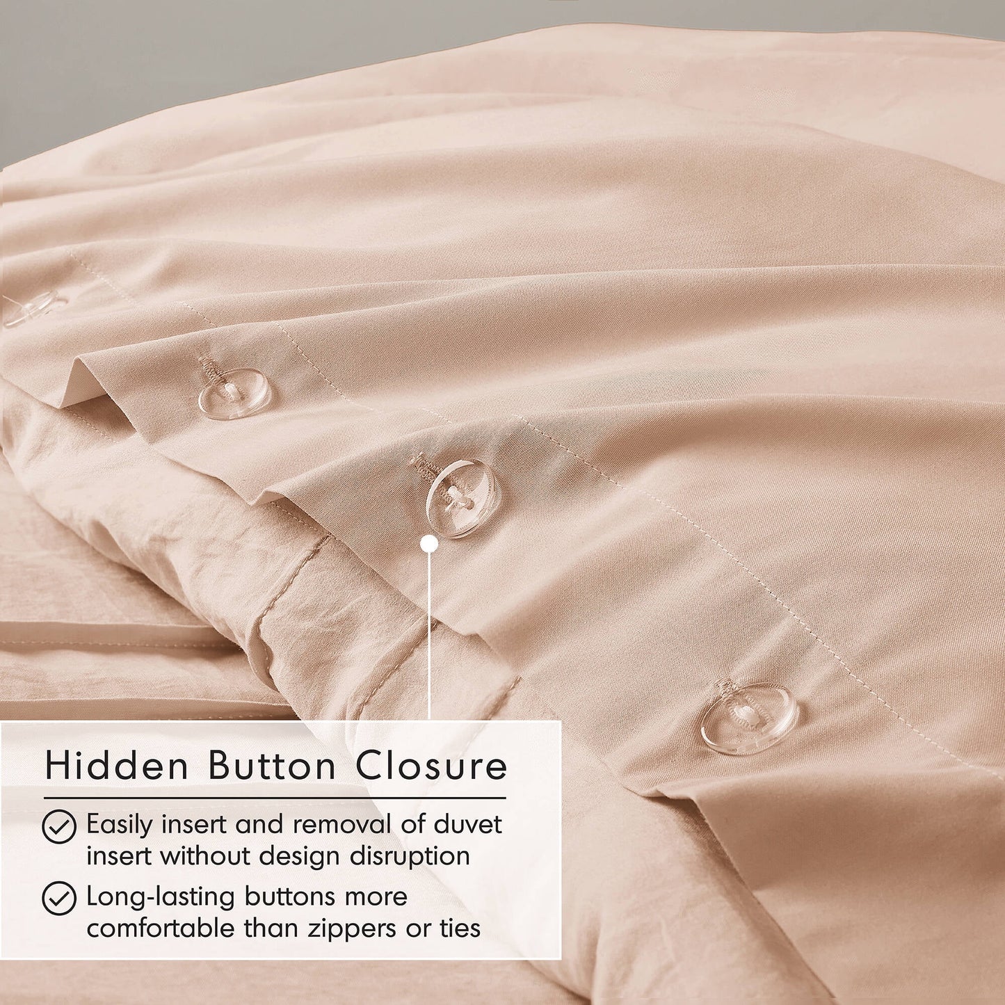 Soft Washed Pleated Duvet Cover Set