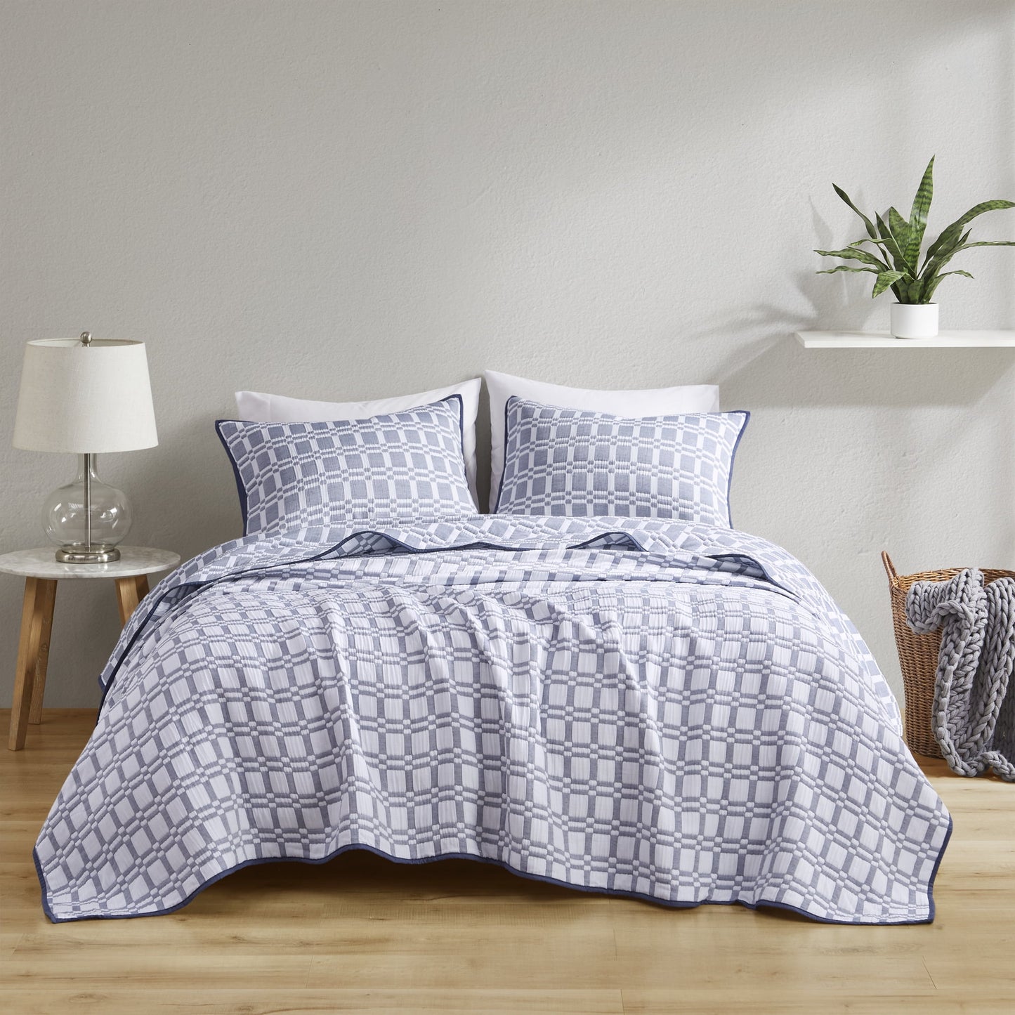 Reversible Quilted Coverlet