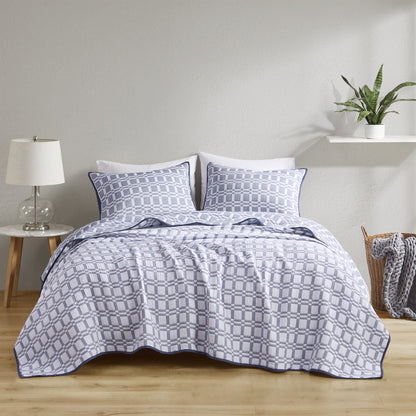 Reversible Quilted Coverlet