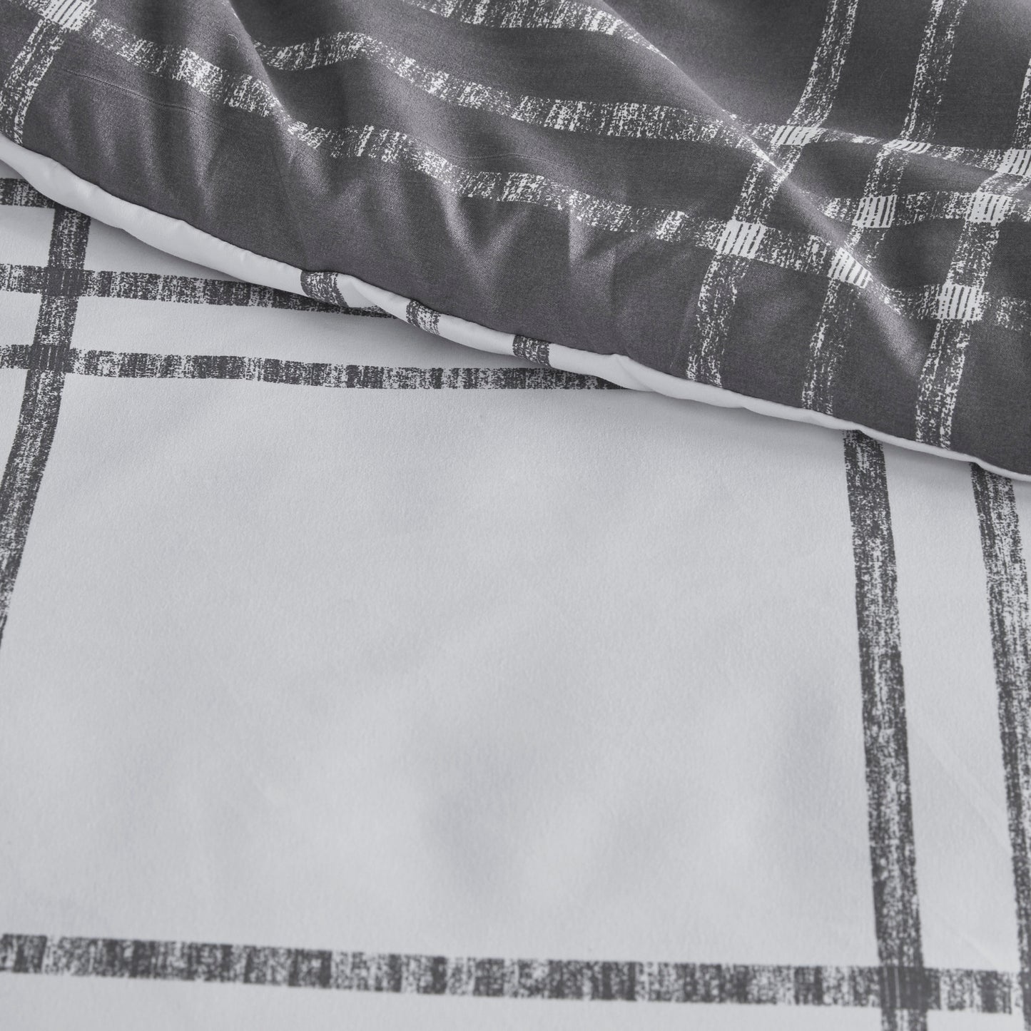 Plaid Reversible Comforter Set