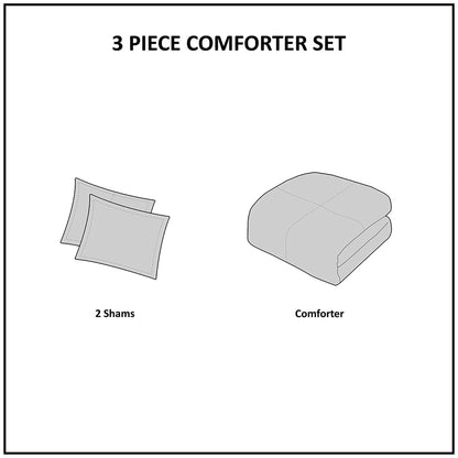 Plaid Reversible Comforter Set