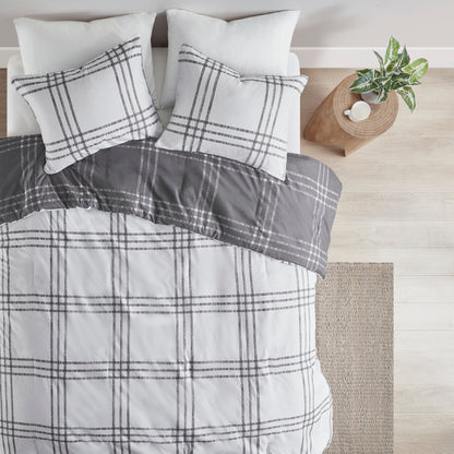 Plaid Reversible Comforter Set
