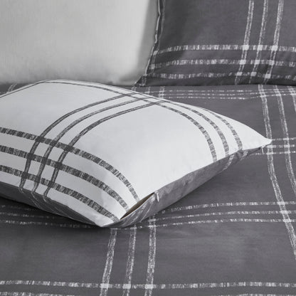 Plaid Reversible Comforter Set