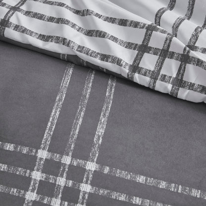 Plaid Reversible Comforter Set