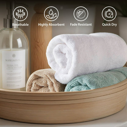 Premium Turkish Cotton Plush Towel Set