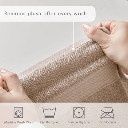 Premium Turkish Cotton Plush Towel Set