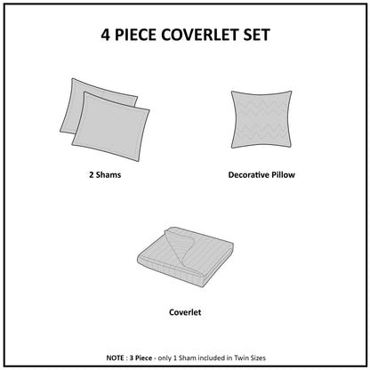 Quilt Set with Throw Pillow 3-Piece Blue Monster Truck Reversible Bedspread