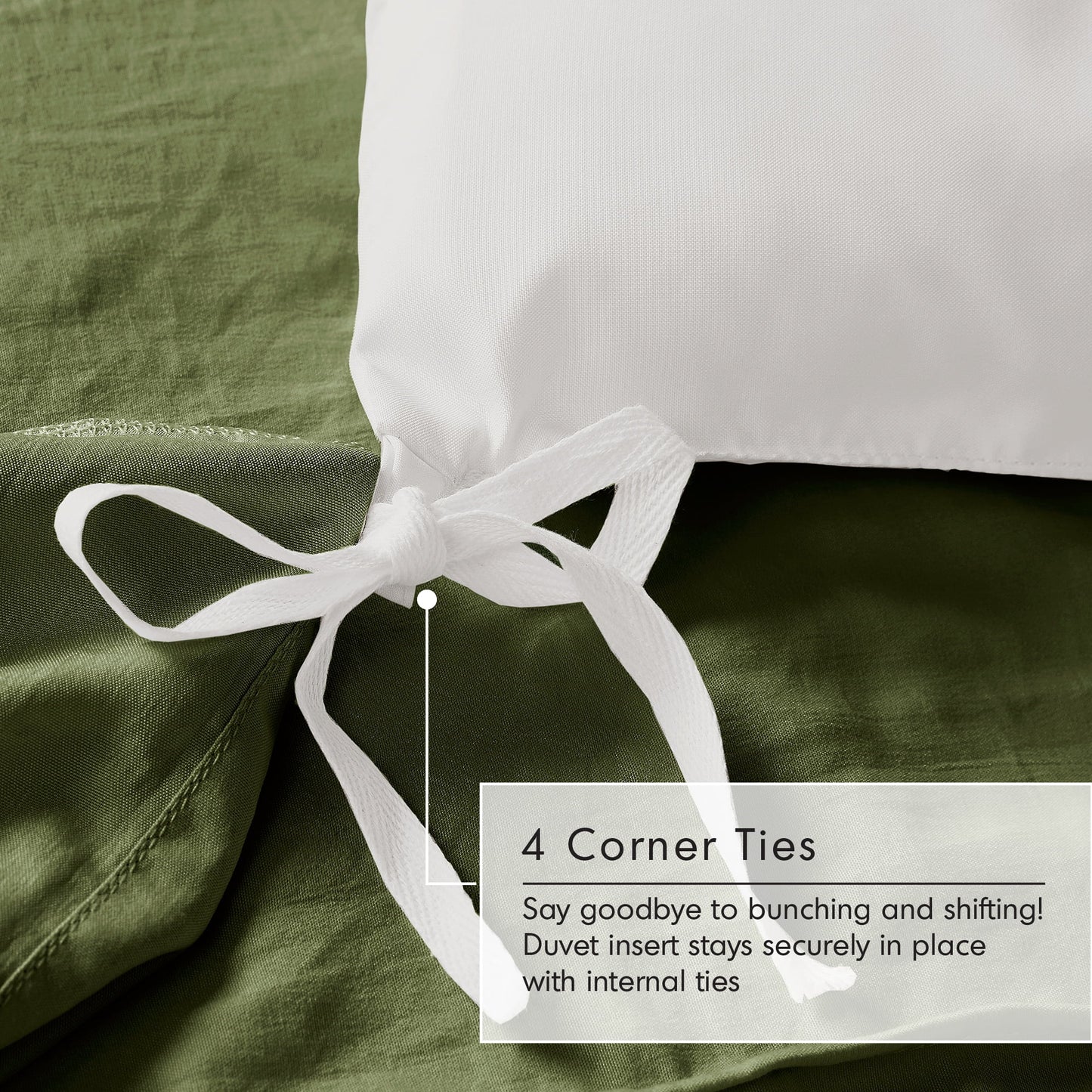 Soft Washed Pleated Duvet Cover Set