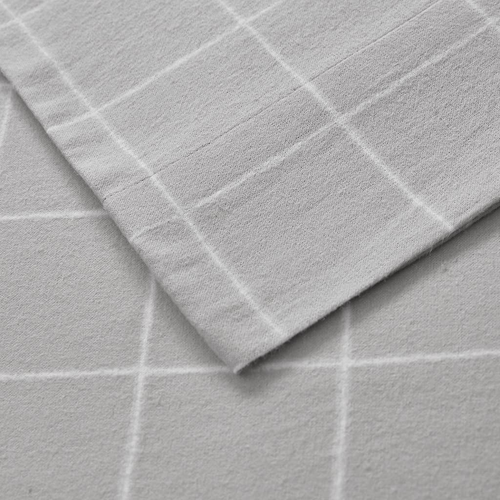 Sheet Set 100% Cotton Flannel Oversized Bed Sheets with Deep Pocket
