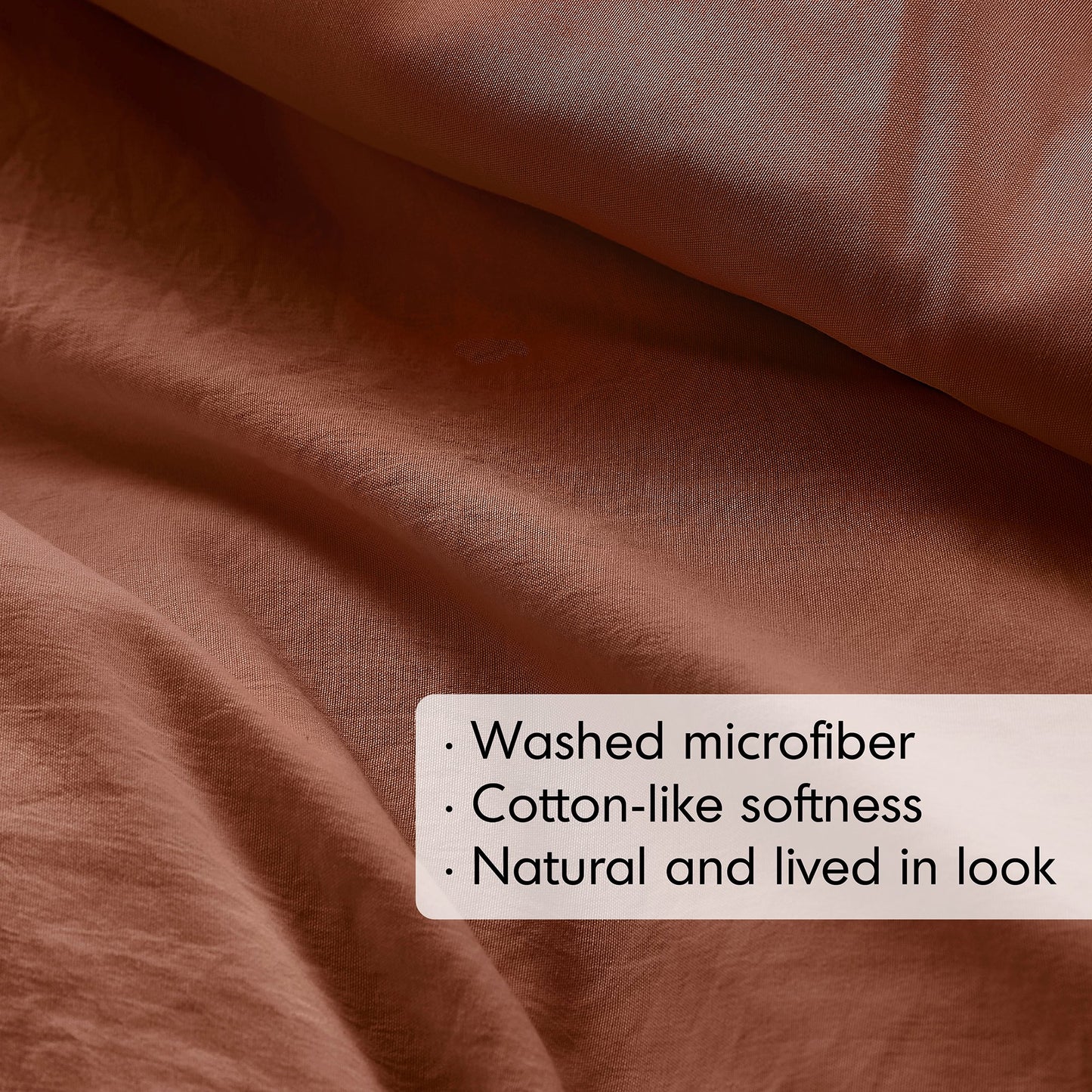 Soft Washed Pleated Duvet Cover Set