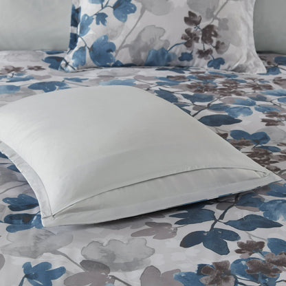 Floral Comforter Set with Sheets and Side Storage Pockets