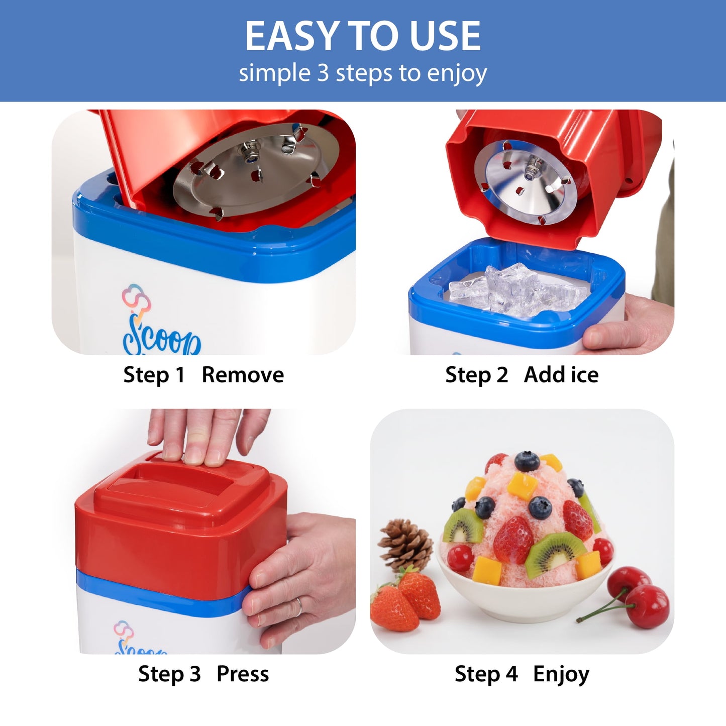 Electric Snow Cone Shaved Ice Maker