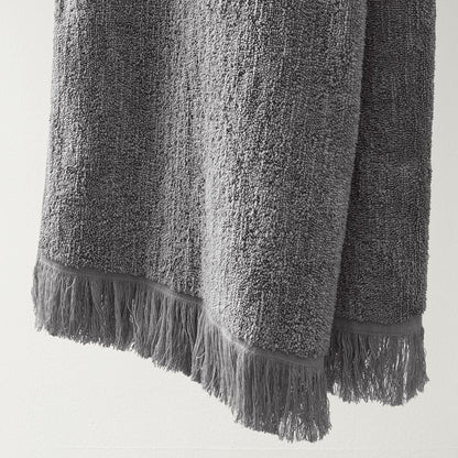 6-Piece Cotton Bath Towel Set, Soft and Absorbent Bath Towels, Charcoal