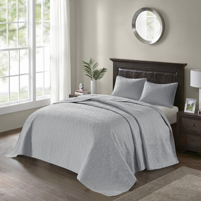 Classic Stitch Bedspread Set Lightweight Reversible Bedding Set