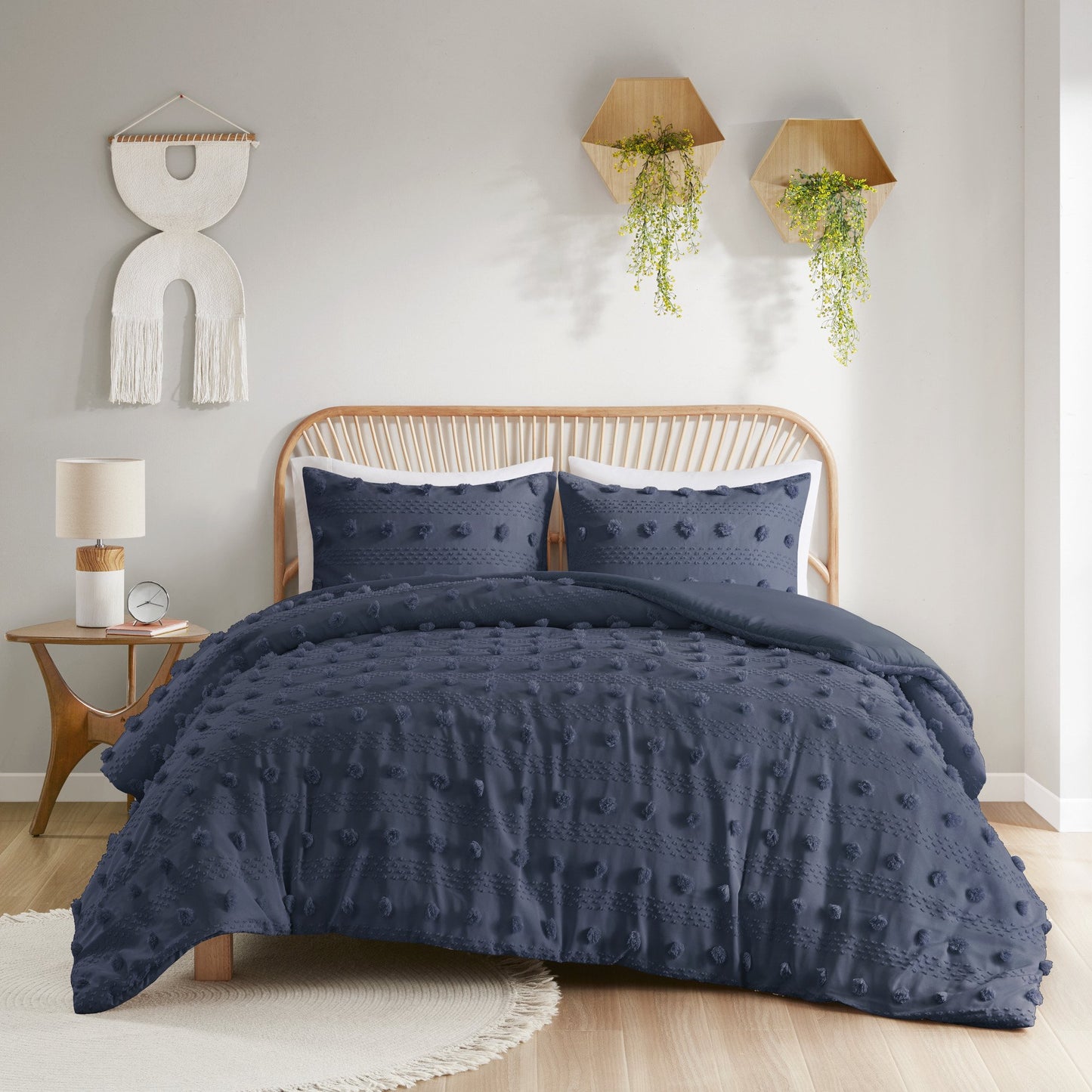 Clip Jacquard Duvet Cover Set
