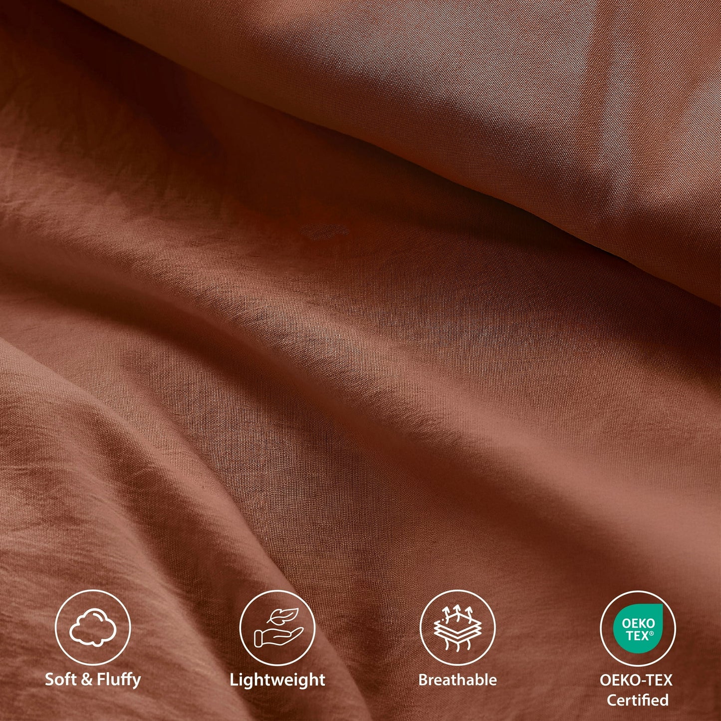 Soft Washed Pleated Comforter Set