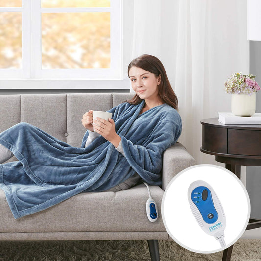 All over Plush Heated Snuggle Wrap
