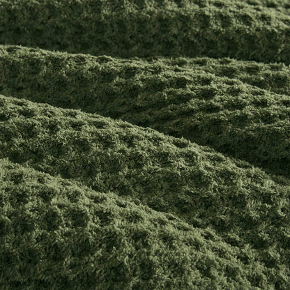 Waffle-Knit Chenille Comforter Set
