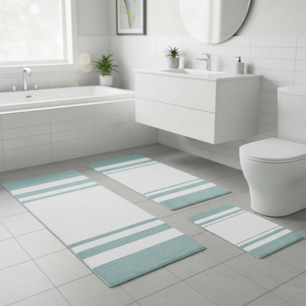 Spa Cotton Reversible Bath Rug