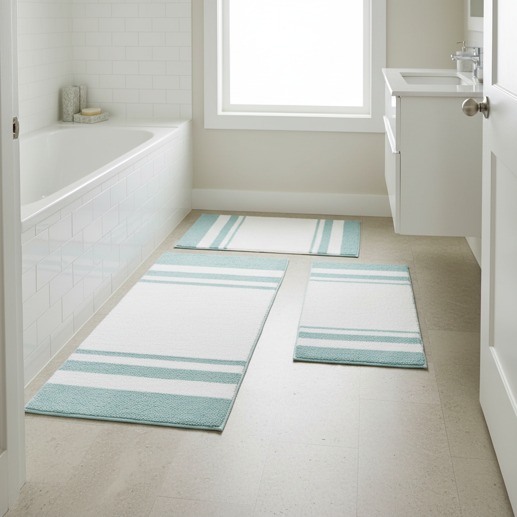 Spa Cotton Reversible Bath Rug