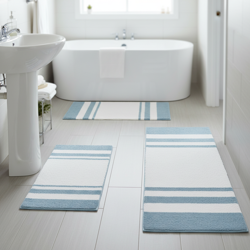Spa Cotton Reversible Bath Rug