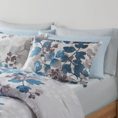 Medallion Pattern Bed in a Bag Bedding Comforter Set with Comforter, Flat Sheets, Fitted Sheets with Side Pockets