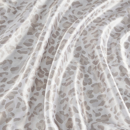 Printed Satin Bed Sheets, 3-Piece Luxury Silky Bedding Sets with Pillowcase
