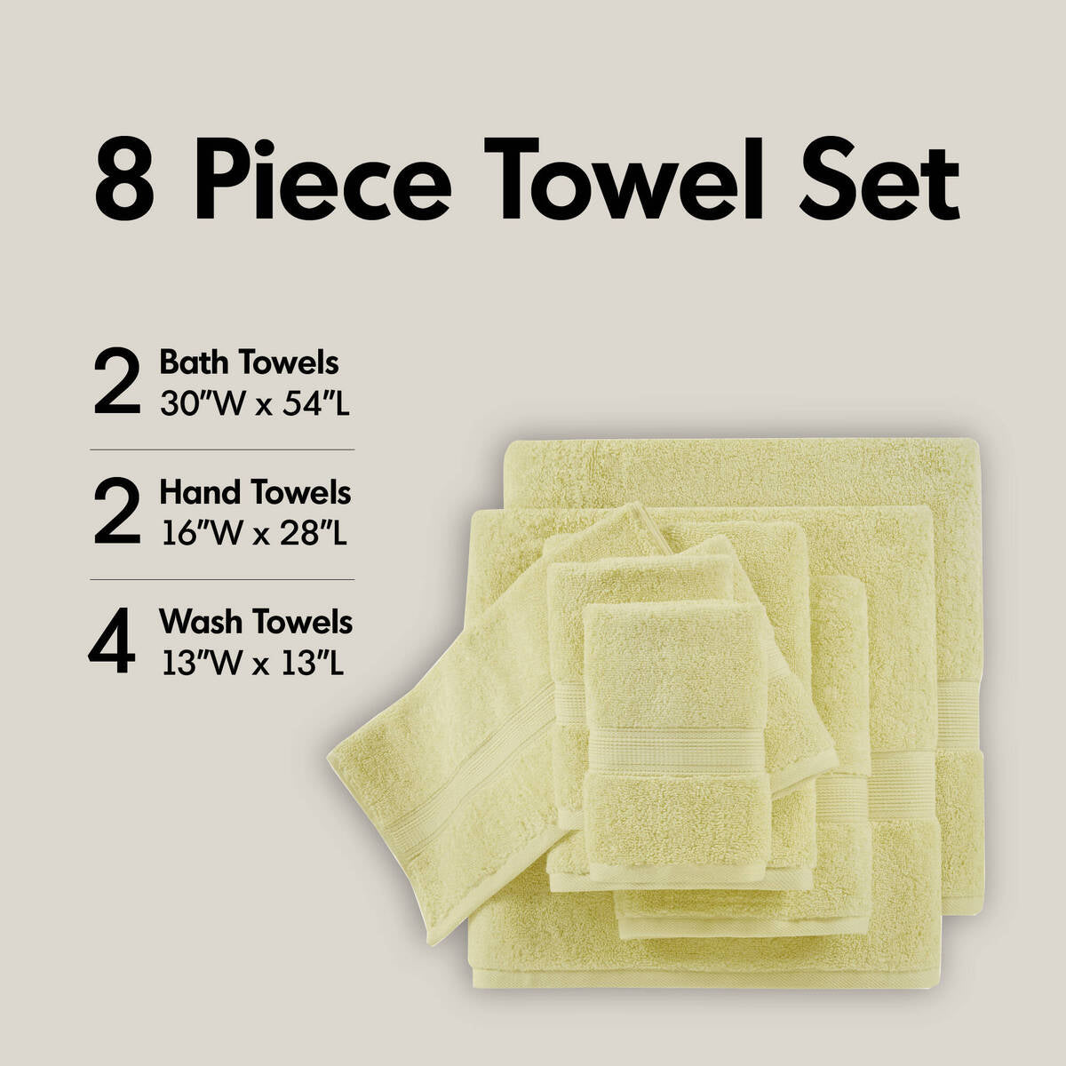 800GSM Cotton Towel Set