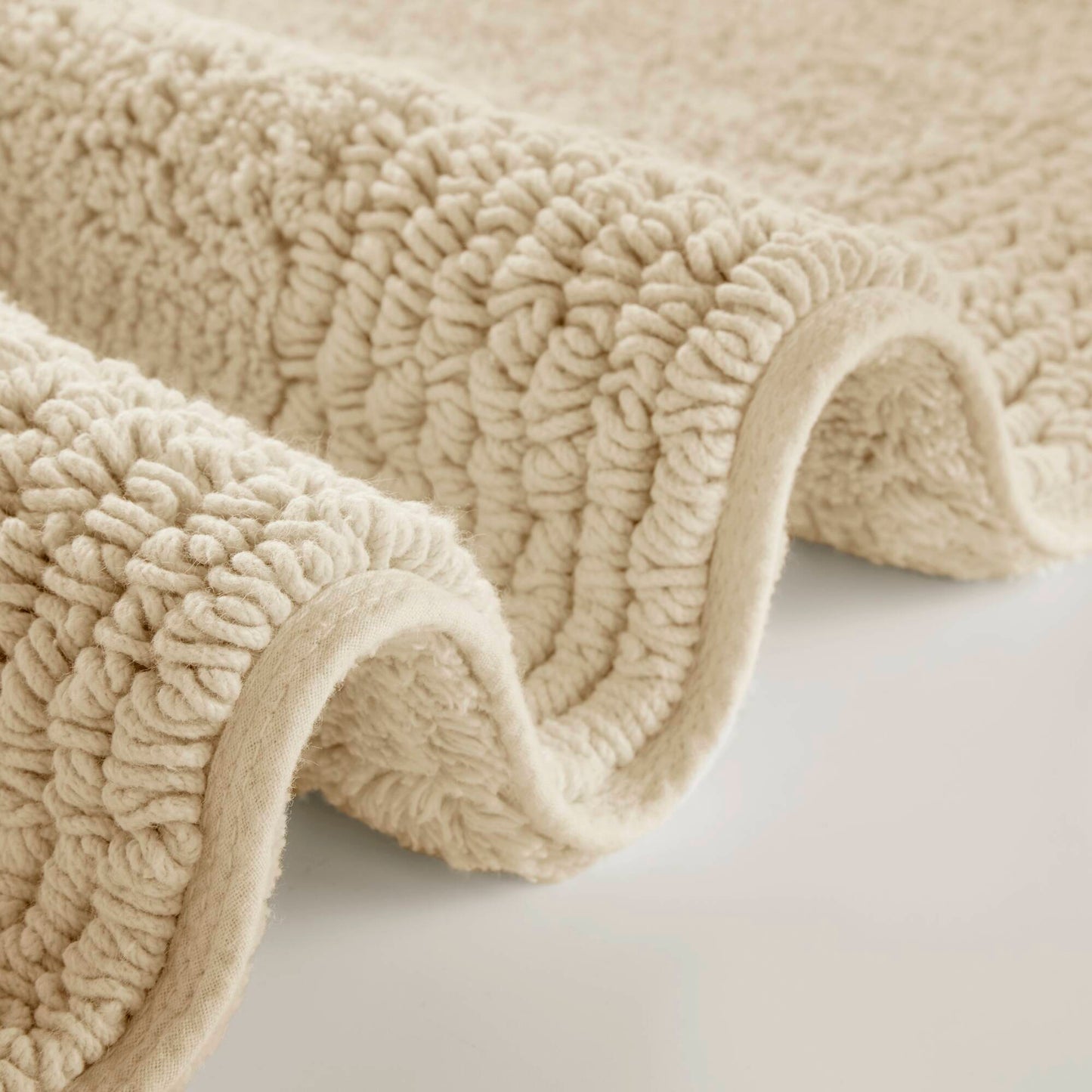 100% Cotton Tufted 3000 GSM Reversible Bath Rug